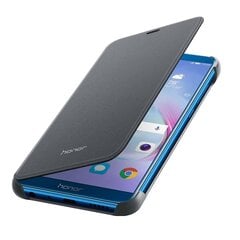 Honor 9 Lite Flip Case Black kaina ir informacija | Telefono dėklai | pigu.lt