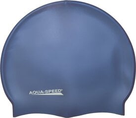 Шапочка для плавания Aqua-speed, синяя цена и информация | Шапочки для плавания | pigu.lt