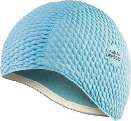 Plaukimo kepurė Aquaspeed Bombastic, šviesiai mėlyna kaina ir informacija | Plaukimo kepuraitės | pigu.lt