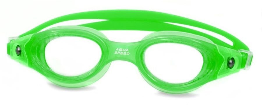 Vaikiški plaukimo akiniai AQUA-SPEED PACIFIC JUNIOR, žali цена и информация | Plaukimo akiniai | pigu.lt