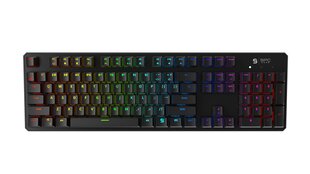 Žaidimų Klaviatūra Silentium PC Gear GK-540 Magna RGB - US layout - Kailh Red Switches kaina ir informacija | Klaviatūros | pigu.lt