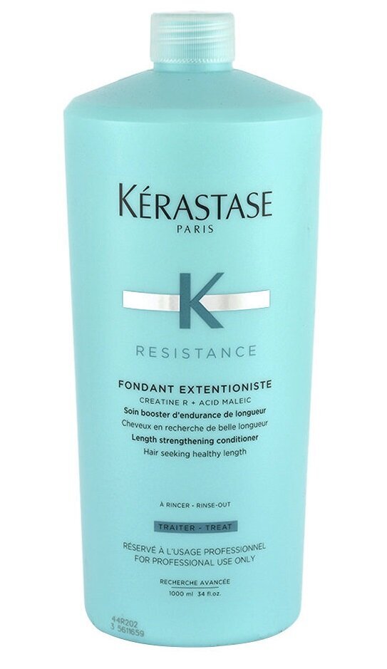 Plaukų kondicionierius ilgiems plaukams Kerastase Resistance Fondant Extentioniste 1000 ml kaina ir informacija | Balzamai, kondicionieriai | pigu.lt