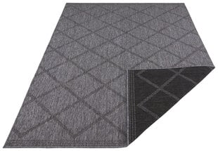 Northrugs двухсторонний ковер Twin Supreme Antracite, 80х150 см цена и информация | Ковры | pigu.lt