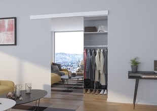 Двери для ниши с зеркалом Baron 80, белые цена и информация | Шкафы | pigu.lt