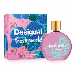 Tualetinis vanduo Desigual Fresh World EDT moterims 100 ml kaina ir informacija | Desigual Kvepalai, kosmetika | pigu.lt