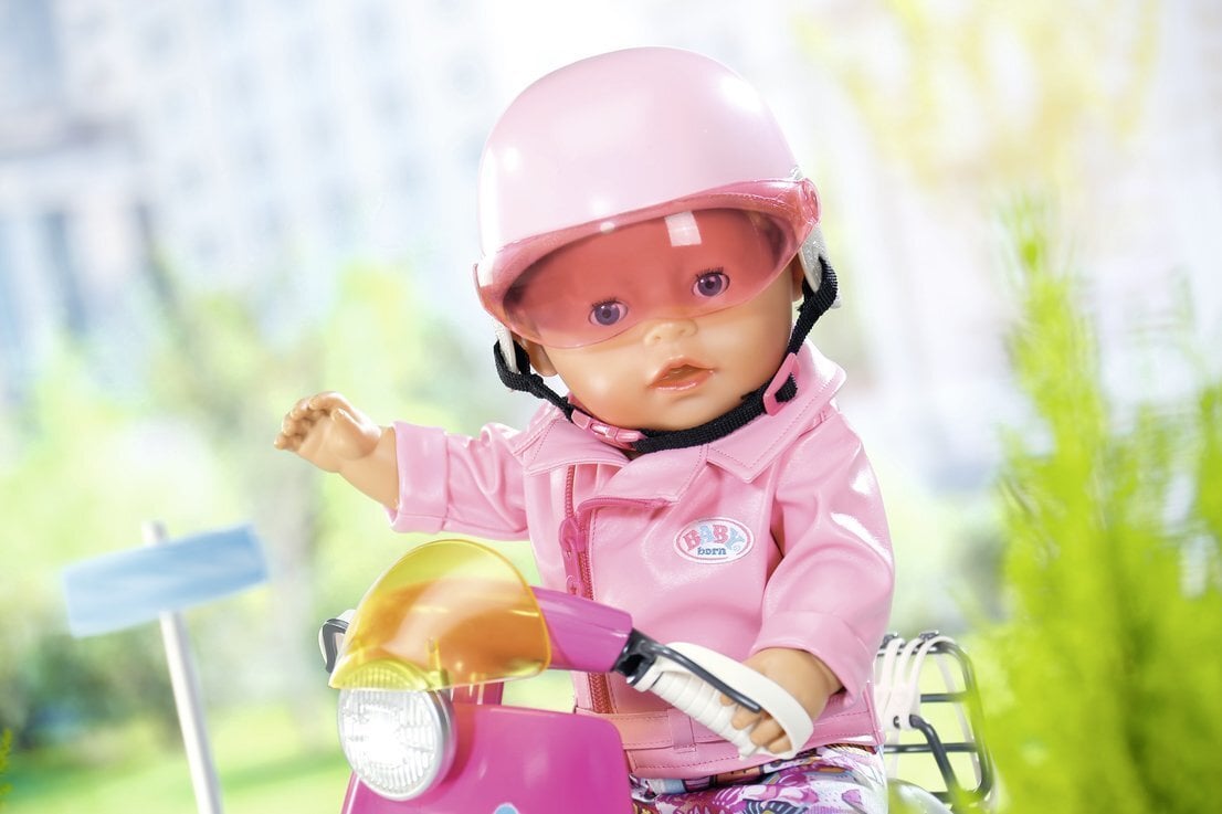 Baby born ® lėlės motorolerio šalmas kaina ir informacija | Žaislai mergaitėms | pigu.lt