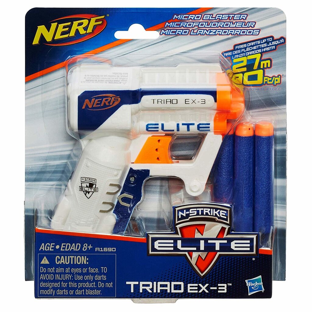 Žaislinis šautuvas Nerf Elite Triad Ex3 цена и информация | Žaislai berniukams | pigu.lt