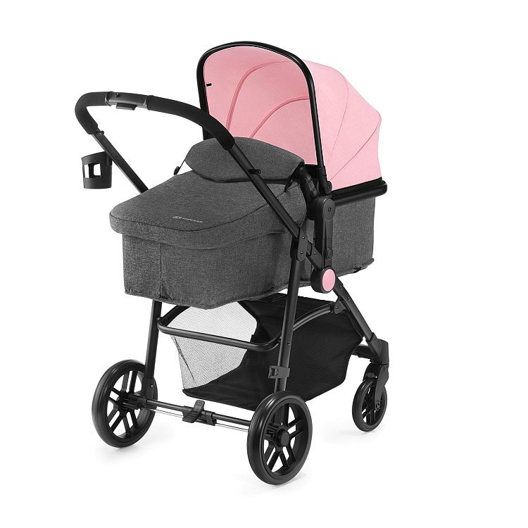Universalus vežimėlis Kinderkraft Juli 3in1, pink kaina ir informacija | Vežimėliai | pigu.lt