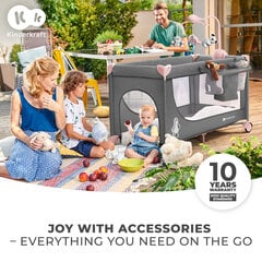 Maniežas su aksesuarais Kinderkraft Joy, pink kaina ir informacija | Kinderkraft Dviračių priedai ir aksesuarai | pigu.lt