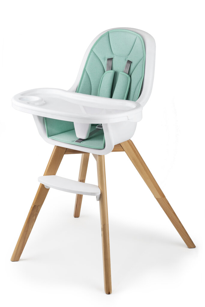 Maitinimo kėdutė Kinderkraft Tixi, turquoise kaina ir informacija | Maitinimo kėdutės | pigu.lt