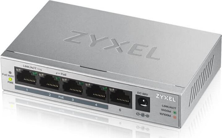 Zyxel GS1005HP-EU0101F kaina ir informacija | Komutatoriai (Switch) | pigu.lt