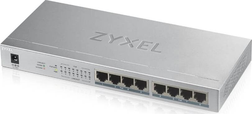 Zyxel GS1008HP-EU0101F kaina ir informacija | Komutatoriai (Switch) | pigu.lt