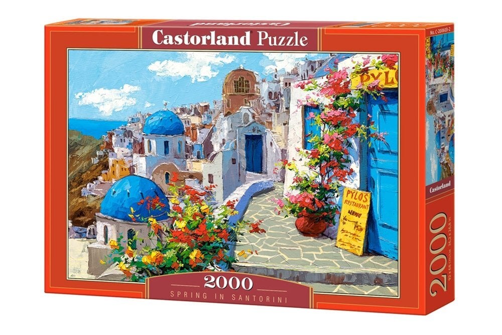 Dėlionė Castorland Puzzle Spring in Santorini, 2000 d. цена и информация | Dėlionės (puzzle) | pigu.lt