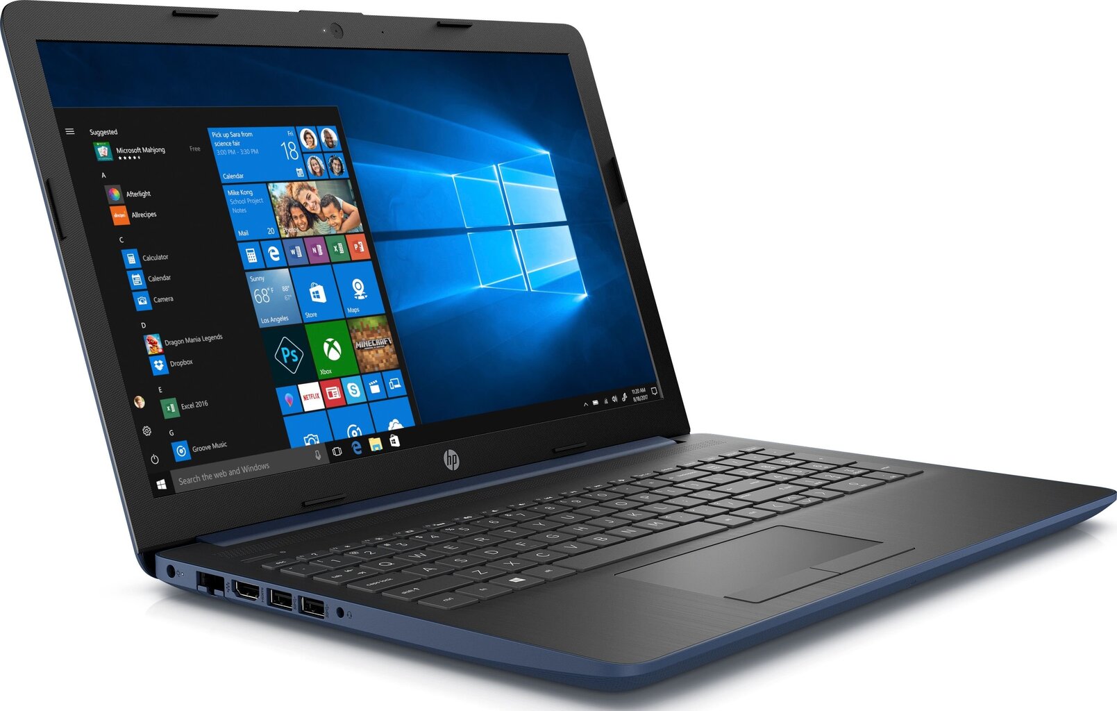 HP 15-da1006nw (6AT44EA) 8 GB RAM/ 256 GB M.2 PCIe/ 1TB HDD/ Win10H цена и информация | Nešiojami kompiuteriai | pigu.lt