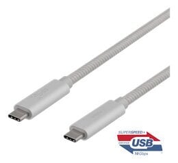 Deltaco USBC-1417M, USB C, 1m kaina ir informacija | Laidai telefonams | pigu.lt