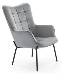 Кресло Halmar Castel, серое / черное цена и информация | Кресла в гостиную | pigu.lt