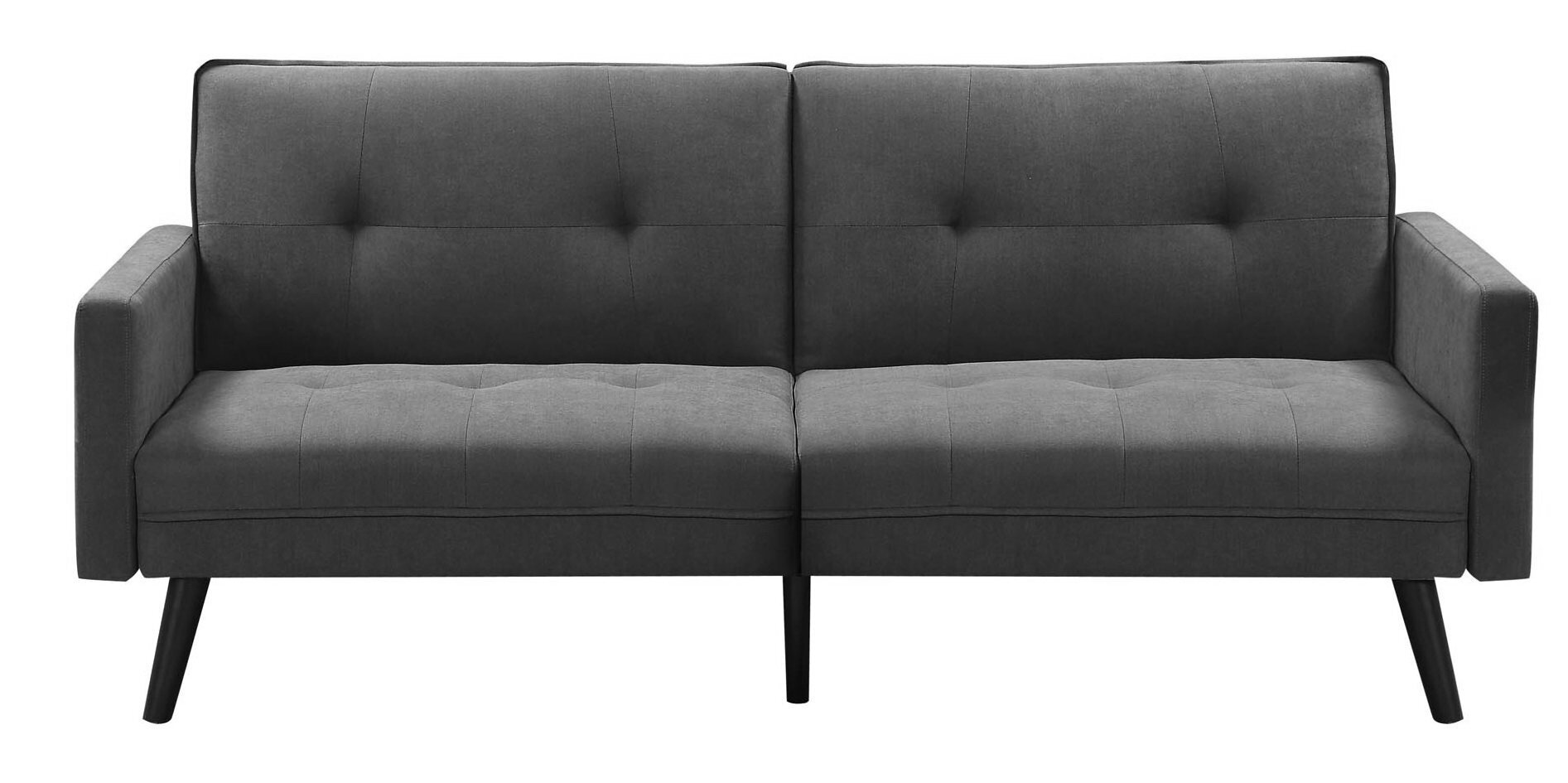 Sofa su pufu Halmar Corner, pilka/juoda kaina ir informacija | Minkšti kampai | pigu.lt