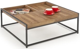 Кофейный столик Halmar Fregata, коричневый/чёрный цена и информация | Журнальные столы | pigu.lt