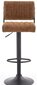 2-jų baro kėdžių komplektas Halmar H88, rudas/juodas цена и информация | Virtuvės ir valgomojo kėdės | pigu.lt