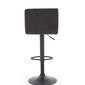 2-jų baro kėdžių komplektas Halmar H89, juodas цена и информация | Virtuvės ir valgomojo kėdės | pigu.lt