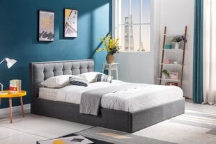 Кровать Halmar Padva, 160х200 см, серая цена и информация | Кровати | pigu.lt