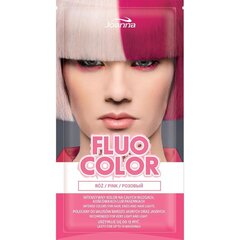 Окрашивающий шампунь для волос Fluo Color Pink, 35 г цена и информация | Краска для волос | pigu.lt