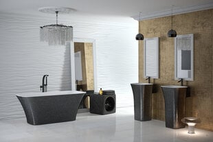 Laisvai pastatoma vonia Besco Assos, grafito spalvos цена и информация | Для ванны | pigu.lt