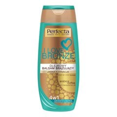 Įdegį skatinantis kūno kremas Perfecta I Love Bronze balsam, 250 ml цена и информация | Кремы для солярия | pigu.lt