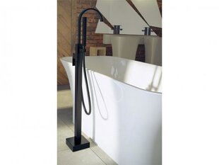 Смеситель для ванной Besco Modern II Black Mat цена и информация | Смесители | pigu.lt