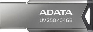 ADATA AUV250-64G-RBK цена и информация | USB накопители | pigu.lt