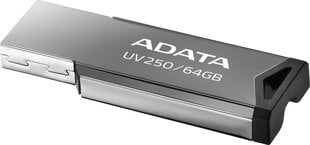 ADATA AUV250-64G-RBK цена и информация | USB накопители | pigu.lt