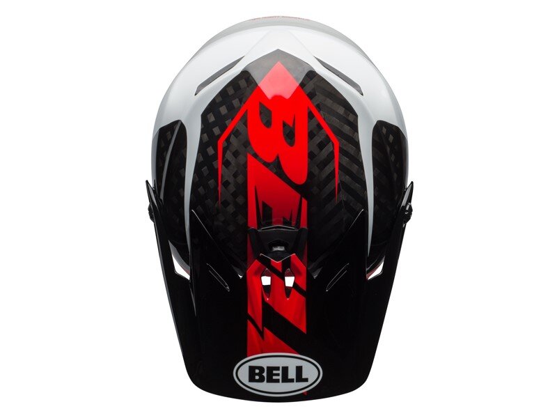 Dviratininko šalmas Bell Full-9 Carbon, baltas/juodas цена и информация | Šalmai | pigu.lt
