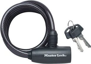 Велосипедный замок / трос 1,8м Masterlock 8126EURDPRO цена и информация | Замки для велосипеда | pigu.lt