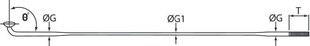 Stipinai Cnspoke DB454, 254mm, 144 vnt kaina ir informacija | Kitos dviračių dalys | pigu.lt