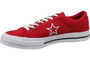 Мужская спортивная обувь Converse One Star Ox 163378C,красная цена и информация | Кроссовки для мужчин | pigu.lt