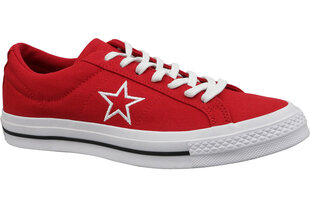 Sportiniai bateliai vyrams Converse One Star Ox 163378C, raudoni kaina ir informacija | Kedai vyrams | pigu.lt