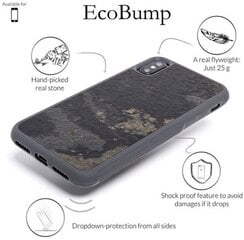 Woodcessories Stone Collection EcoCase, skirtas iPhone Xr, pilkas kaina ir informacija | Telefono dėklai | pigu.lt