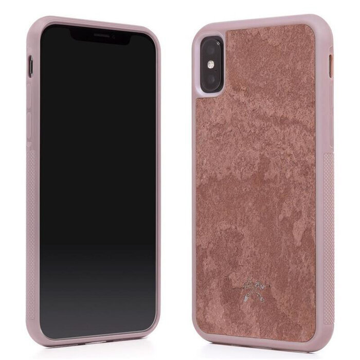 Woodcessories Stone Collection EcoCase, skirtas iPhone Xs Max, raudonas kaina ir informacija | Telefono dėklai | pigu.lt