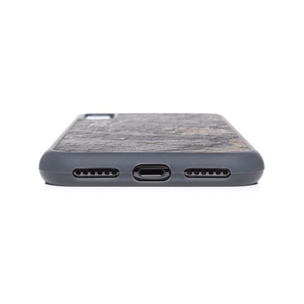 Woodcessories Stone Collection EcoCase skirtas iPhone X, pilkas kaina ir informacija | Telefono dėklai | pigu.lt