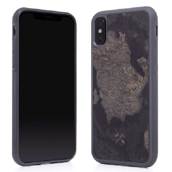 Woodcessories Stone Collection EcoCase skirtas iPhone X, pilkas цена и информация | Telefono dėklai | pigu.lt