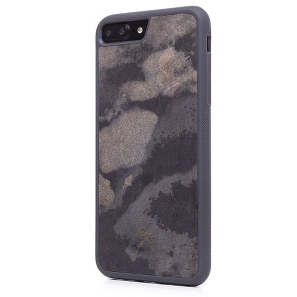 Woodcessories Stone Collection EcoCase, skirtas iPhone 7/8+, pilkas цена и информация | Telefono dėklai | pigu.lt