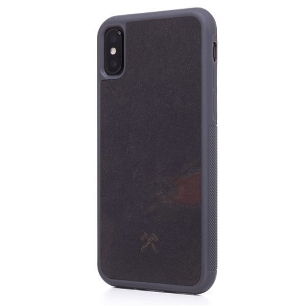 Woodcessories Stone Collection EcoCase, skirtas iPhone X, volcano black (sto009) kaina ir informacija | Telefono dėklai | pigu.lt