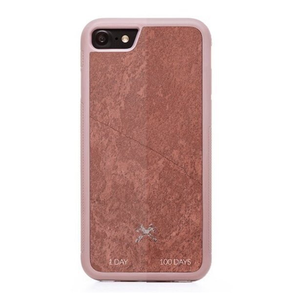 Woodcessories Stone Collection EcoCase, skirtas iPhone 7/8, canyon red (sto004) kaina ir informacija | Telefono dėklai | pigu.lt