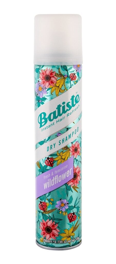 Sausas plaukų šampūnas Batiste Wildflower 200 ml kaina ir informacija | Šampūnai | pigu.lt