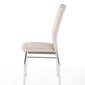 4-ių kėdžių komplektas Halmar K309, smėlio spalvos kaina ir informacija | Virtuvės ir valgomojo kėdės | pigu.lt