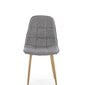 4-ių kėdžių komplektas Halmar K316, pilkos/ąžuolo spalvos kaina ir informacija | Virtuvės ir valgomojo kėdės | pigu.lt