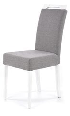 Комплект 2 стульев Halmar Clarion, серый/белый цена и информация | Стулья для кухни и столовой | pigu.lt