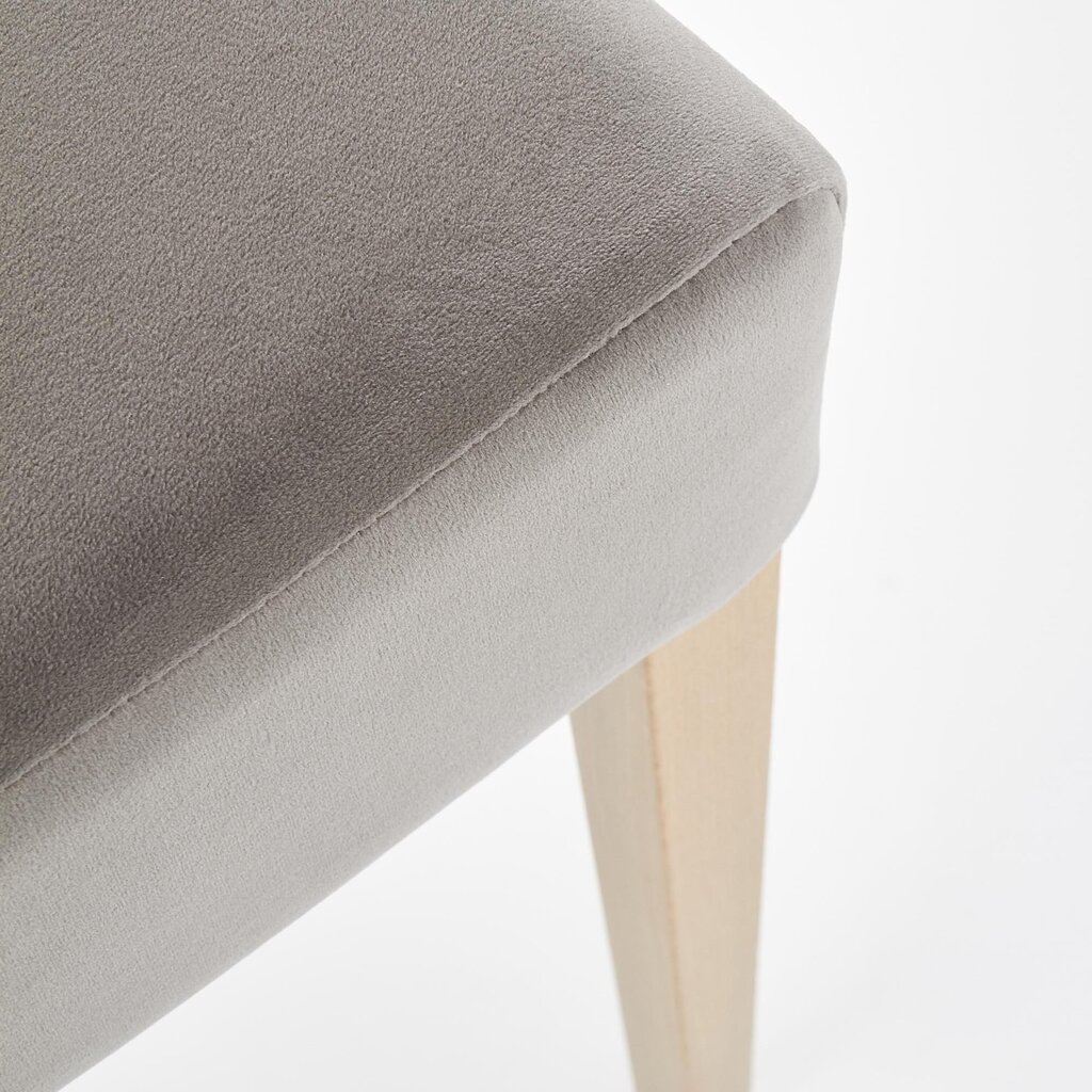 2-jų kėdžių komplektas Halmar Clarion, pilkos/ąžuolo spalvos kaina ir informacija | Virtuvės ir valgomojo kėdės | pigu.lt
