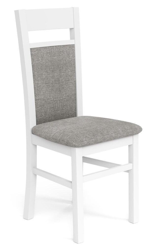 2-jų kėdžių komplektas Halmar Gerard 2, baltas/pilkas kaina ir informacija | Virtuvės ir valgomojo kėdės | pigu.lt