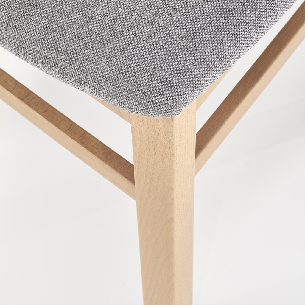 2-jų kėdžių komplektas Halmar Gerard 2, ąžuolo/pilkos spalvos kaina ir informacija | Virtuvės ir valgomojo kėdės | pigu.lt